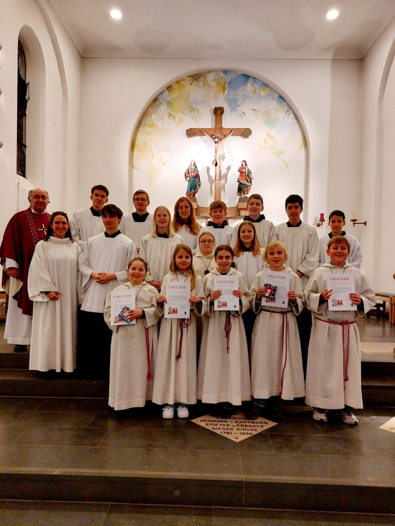 Messdieneraufnahme in Marienloh