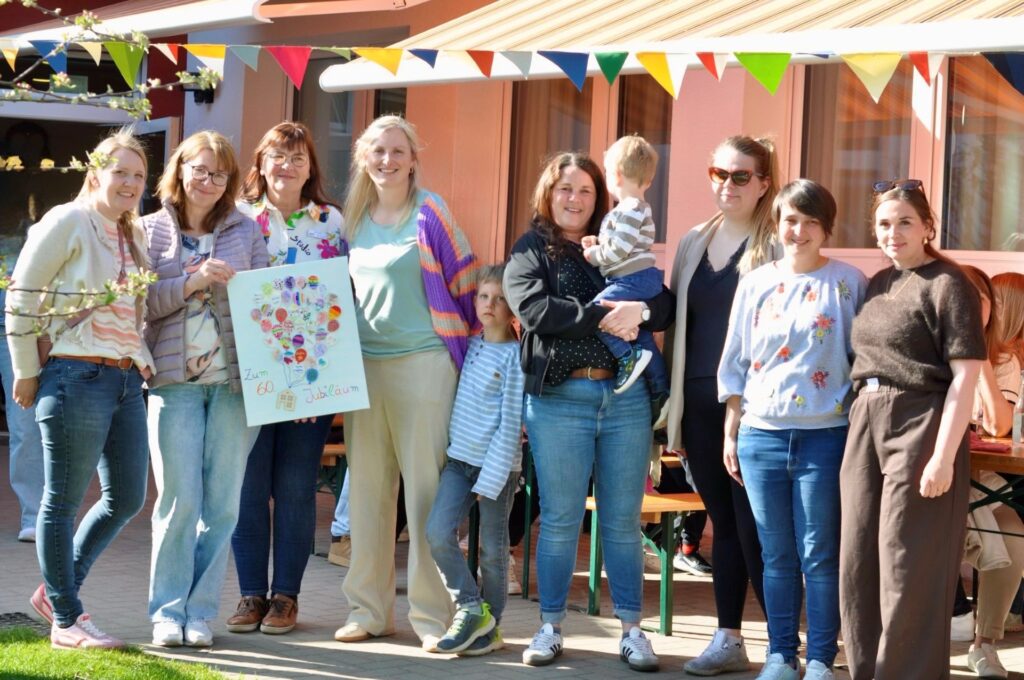 Jubiläumsfest zum 60. Geburtstag mit Regenbogentanz