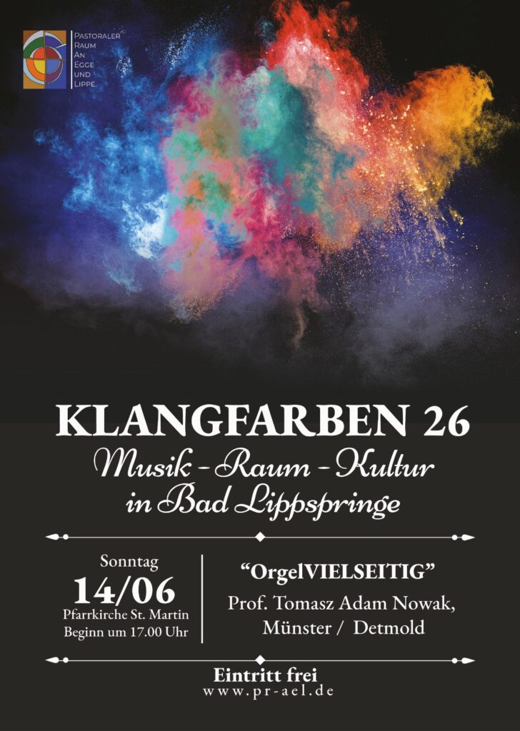 „Klangfarben26“ – 2. Konzert am 14.06 um 17.00 Uhr